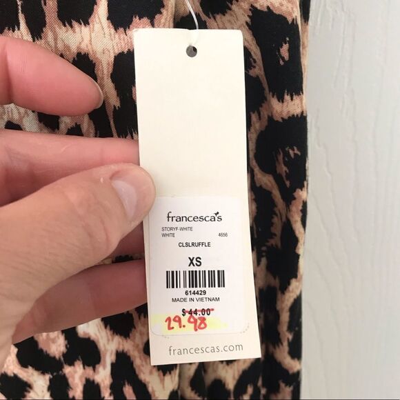 Francesca’s leopard print spaghetti strap dressXS - Picture 5 of 9